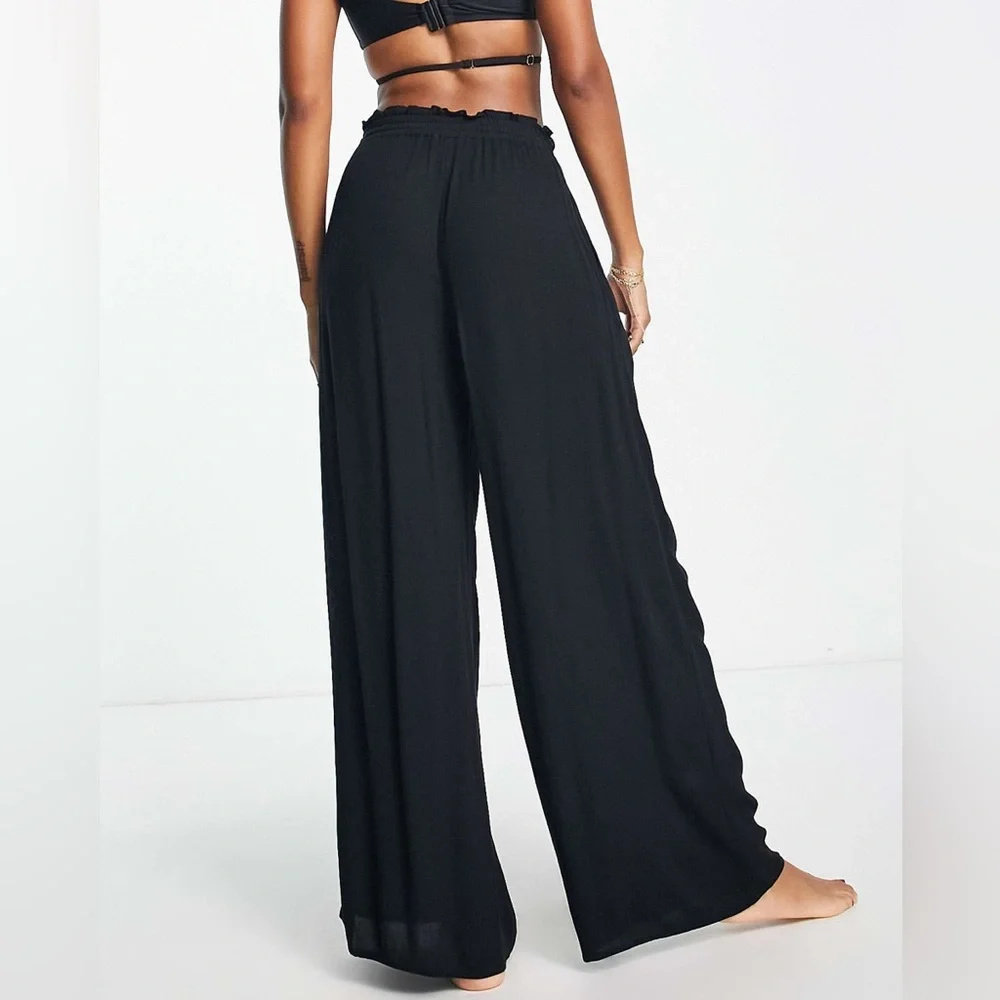 NWT Iisla & Bird beach drawstring pants in black‎ Sz 10